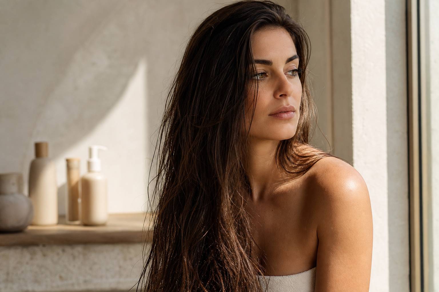 Trucos para dar brillo al cabello sin calor